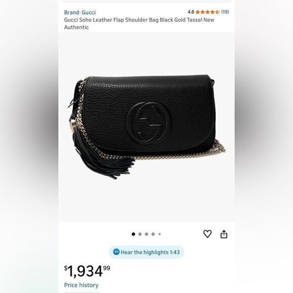 Gucci soho bag with chain - Picture 2 of 16